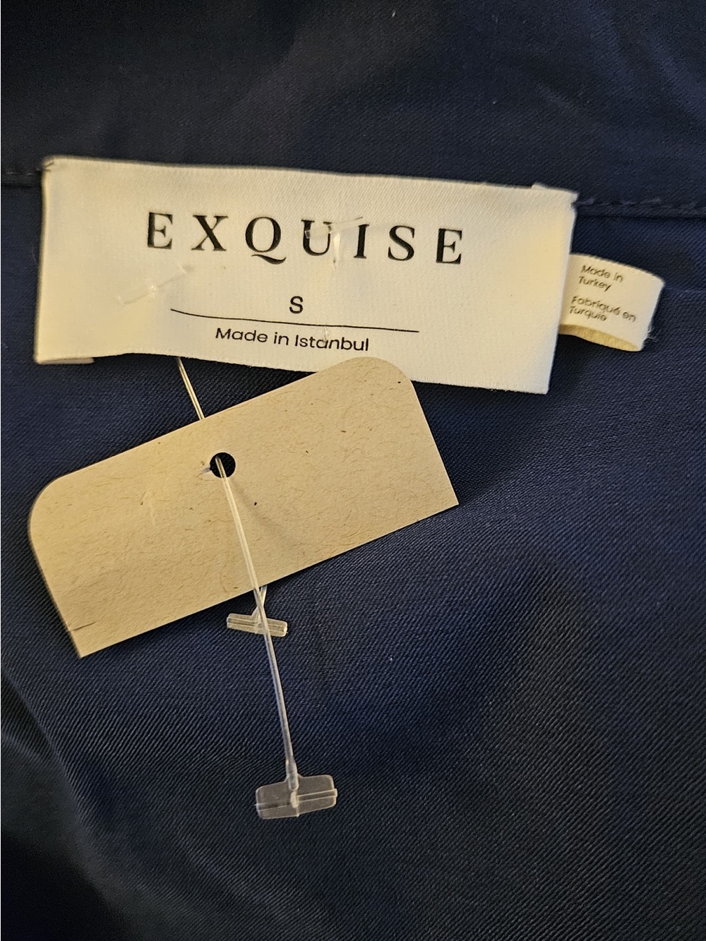 The Tobie Zip-Front Mini Shirt Dress by Exquise - Picture 7 of 7
